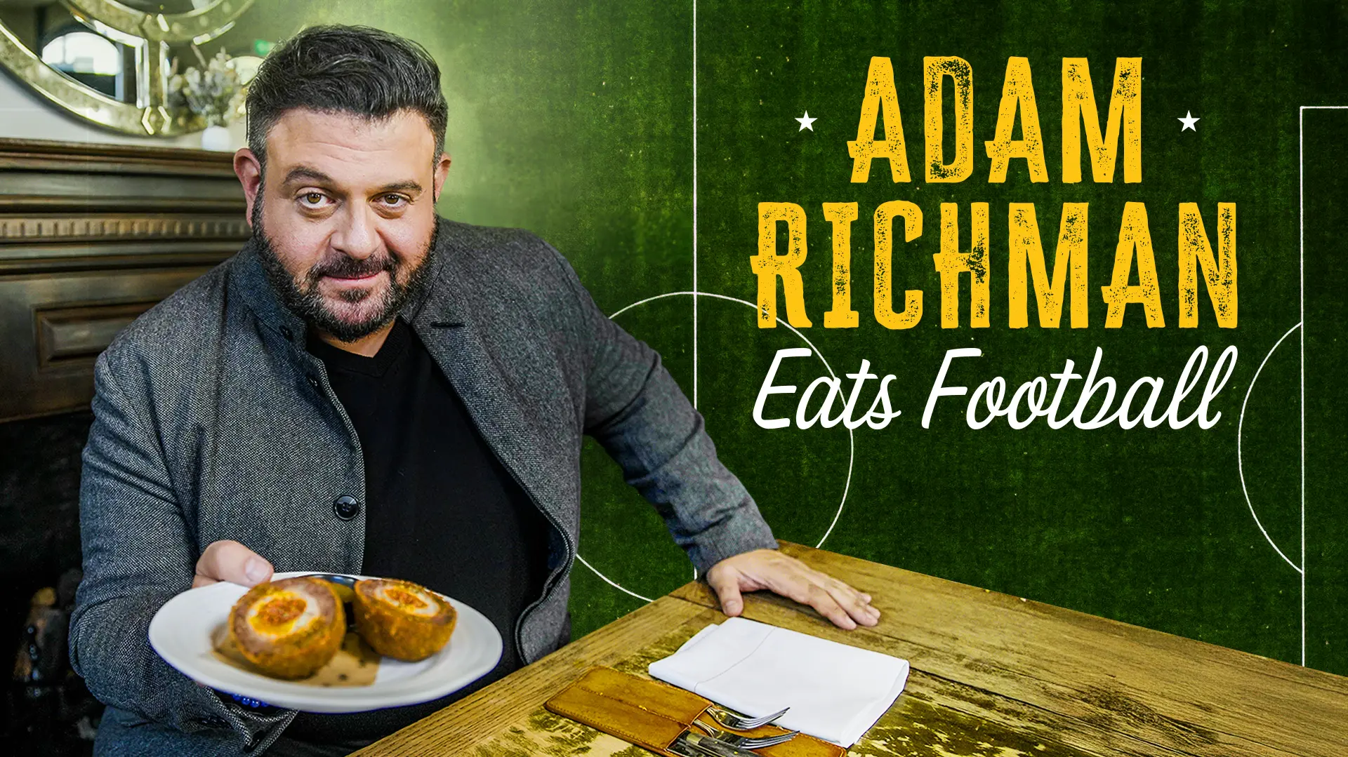 Adam Richman Eats Football