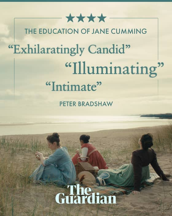 ⭐ ⭐ ⭐ ⭐
"Exhilaratingly Candid" "Illuminating" "Intimate" – Peter Bradshaw, @theguardian

#TheEducationOfJaneCumming #Berlinale2026 #BerlinalePremieres

————————————
@sophieheldman
@clare.dunnebear
@hmtflm
@dschointventschr
@nahdeerah
@susansimne