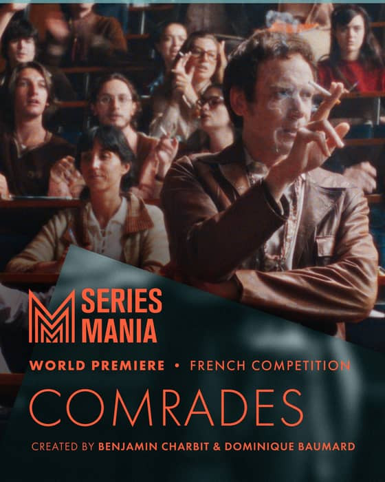 WORLD PREMIERE at @seriesmania 
COMRADES, created by Benjamin Charbit & Dominique Baumard, screens in the French Competition. Swipe for screening times.

——————————
@westnox 
@themagicsquare 
@dan_krasnohorska
@louislafos