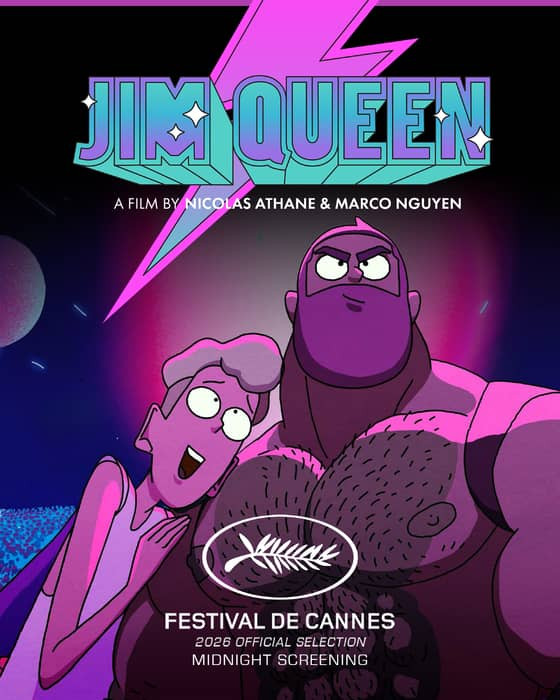 JIM QUEEN from directors Marco Nguyen and Nicolas Athané, has been selected in Official Selection for a Midnight Screening at the 79th Cannes Film Festival @festivaldecannes.

Congratulations to the directors and the film team!

The midnight slot jus