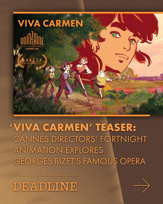 VIVA CARMEN, Sébastien Laudenbach's animated retelling of Georges Bizet's famous opera, gets an exclusive first teaser via @deadline
The film, produced by Folivari, debuts in Directors' Fortnight at Cannes this week.

————————————
@seblaud
@folivari