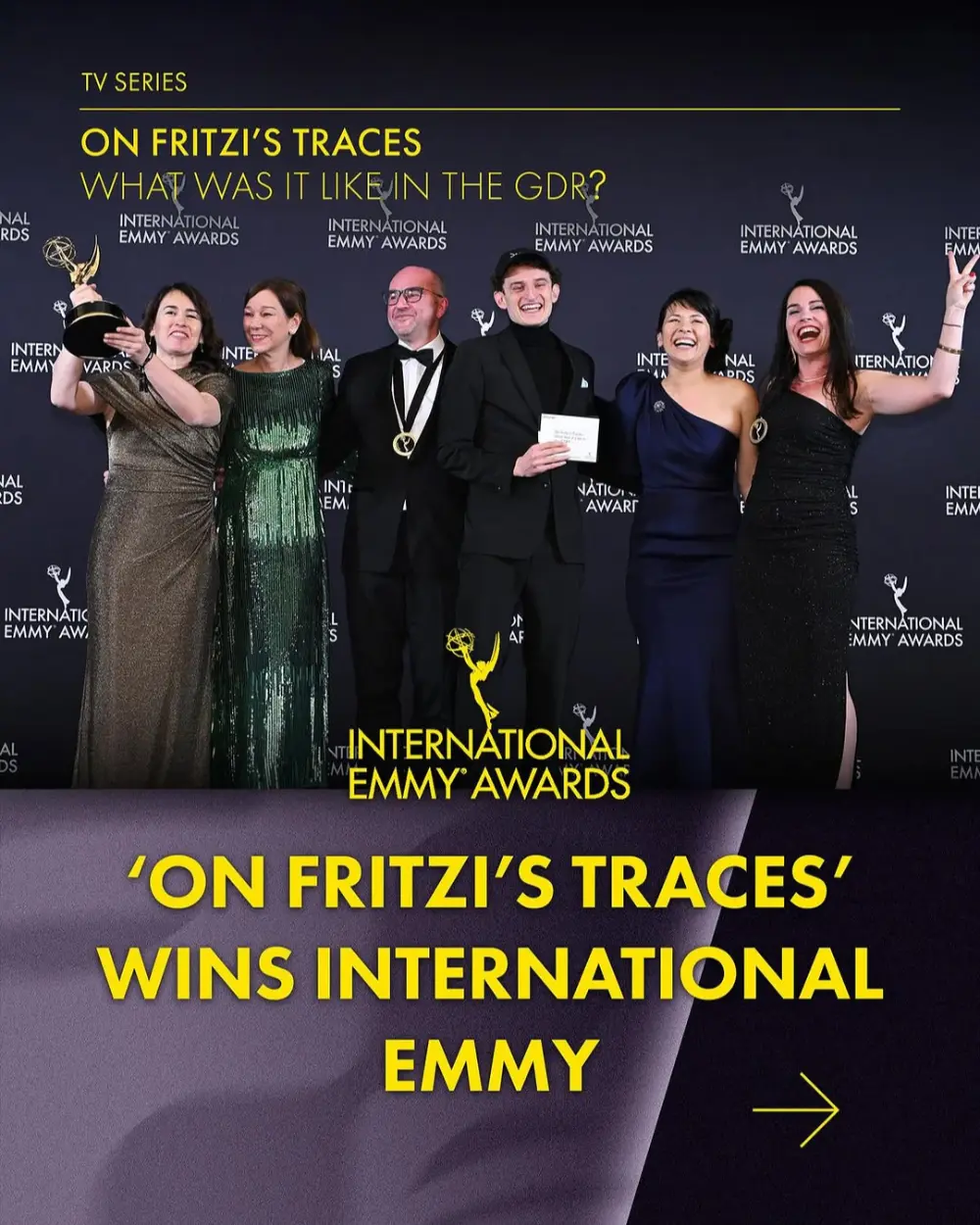 🏆 🍾 Congratulations to the whole team of ON FRITZI’S TRACES !