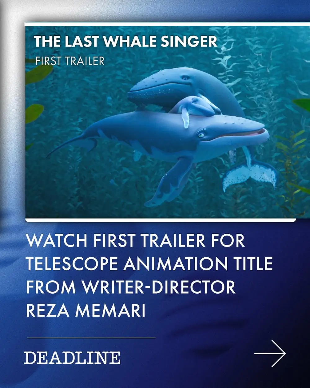 👀 Discover the first trailer for THE LAST WHALE SINGER via @deadline 🐋