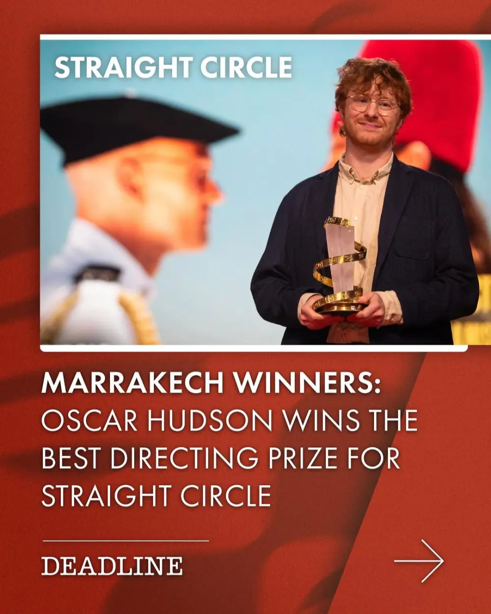⚡️⚡️ Excited for Oscar Hudson and his recent win for Best Directing for STRAIGHT CIRCLE ⚡️⚡️