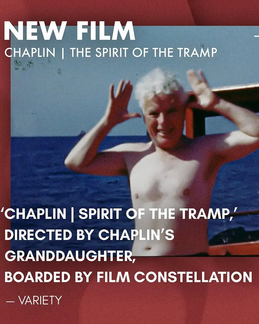 🎉 Excited to announce CHAPLIN | SPIRIT OF THE TRAMP, the documentary feature directed by Charlie Chaplin‘s granddaughter Carmen Chaplin 🙌