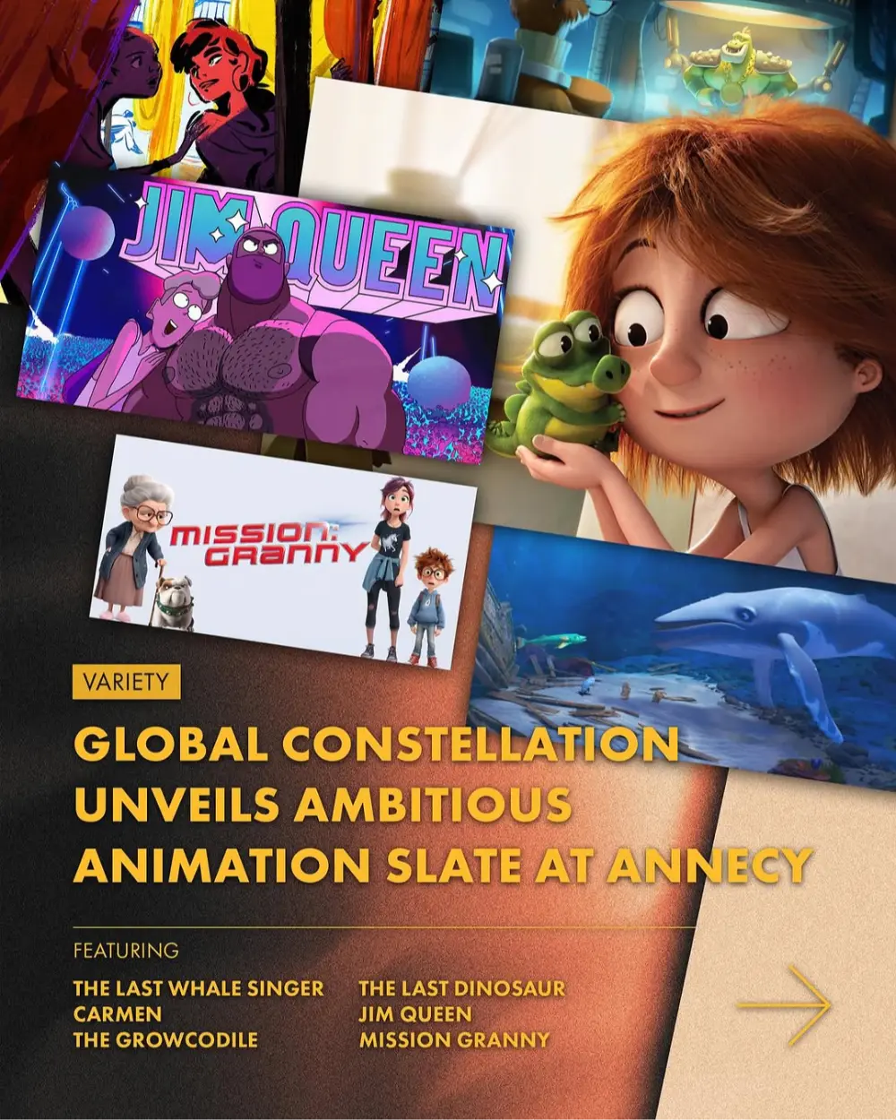 ⚡️ ⚡️ Excited to be sharing our “high-calibre” animation slate at this year’s Annecy Animation Film Festival. Looking forward to sharing what’s to come ⚡️ ⚡️