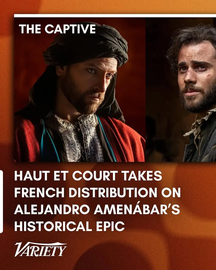🚨🚨 Haut et Court has acquired French distribution for Alejandro Amenábar’s THE CAPTIVE, a historical epic centred on the life of Miguel de Cervantes which will star Julio Peña