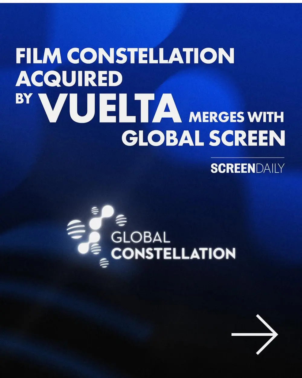 🌟 Say hello to Global Constellation. We’re excited to share that Film Constellation has joined forces with Global Screen, following a proud acquisition by Vuelta. Big things await!