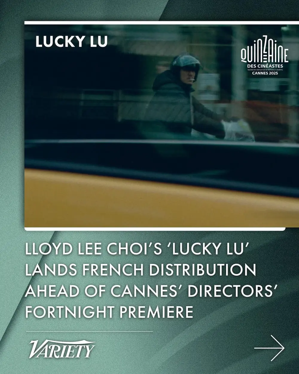 ⚡️⚡️ Thrilled to announce Lloyd Lee Choi’s debut feature LUCKY LU has landed French Distribution before world premiere in Directors’ Fortnight at Cannes⚡️⚡️