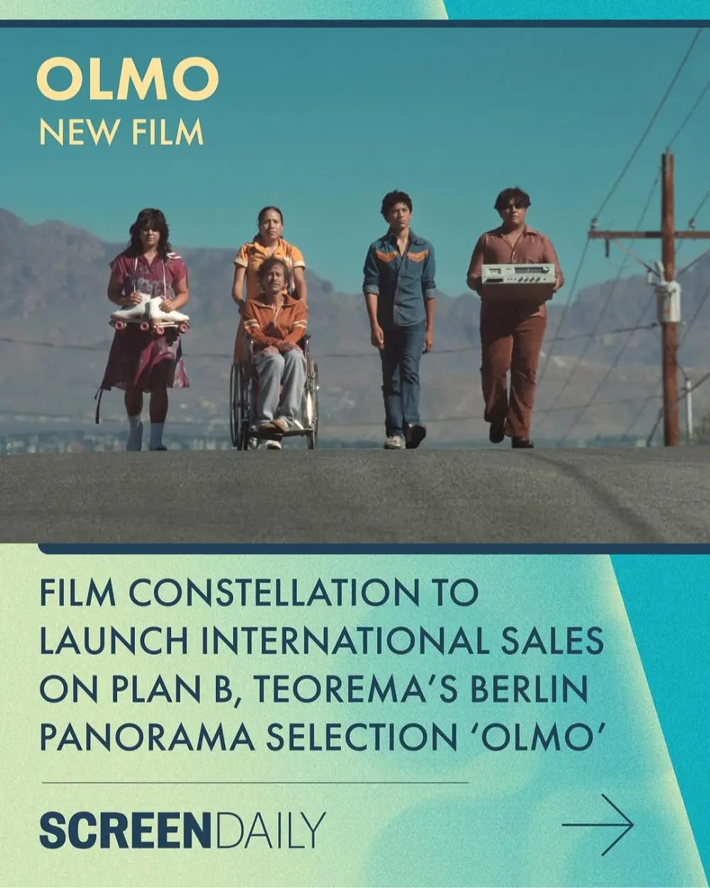 🚨🚨Thrilled to announce the launch of international sales on the Berlin Panorama selection, OLMO — a coming-of-age drama