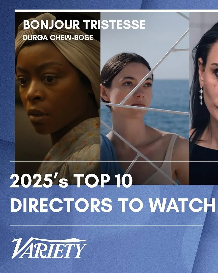 🙌 Variety honours Durga Chew-Bose in their top 10 list of directors to watch for in 2025 🎉