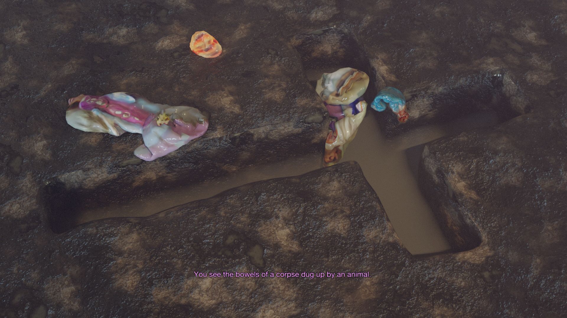 a border of flat stones Poster